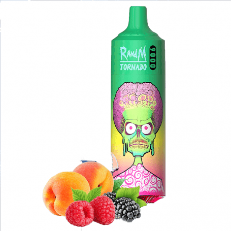 RandM Tornado 9000 peach berry