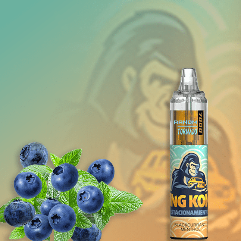 RandM Tornado Vapes 7000 BLACKCURRANT MENTHOL