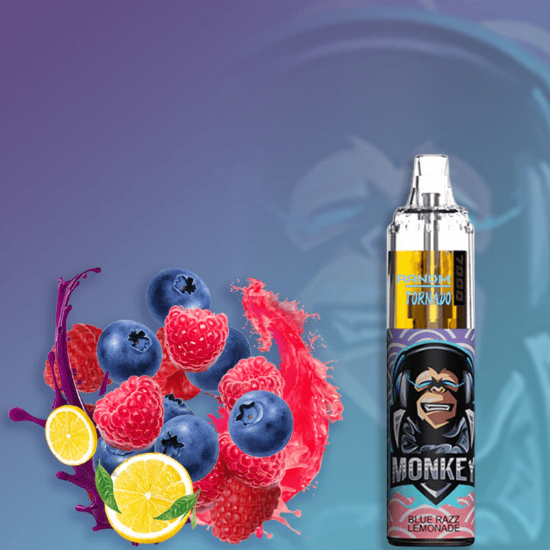RandM Tornado Vapes 7000 BLUE RAZZ LEMONADE