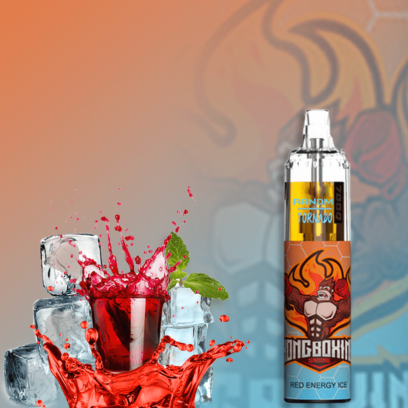 RandM Tornado Vapes 7000 RED ENERGY ICE