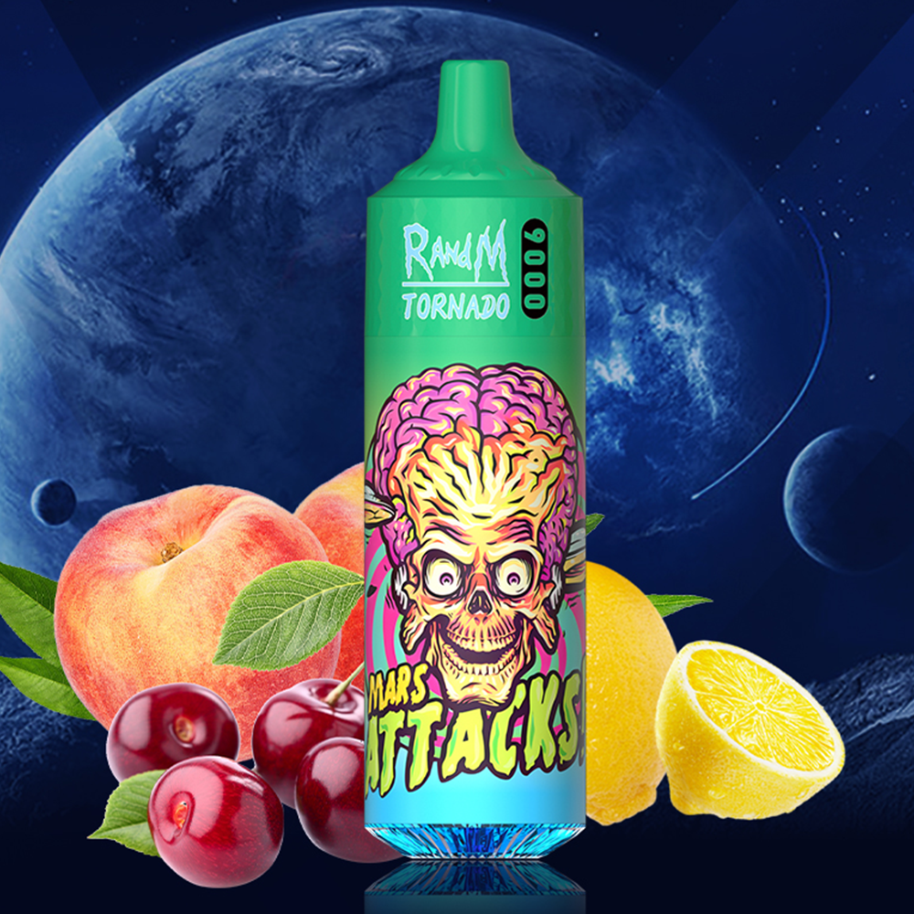 RandM Tornado Vapes 9000 cherry peach lemonade