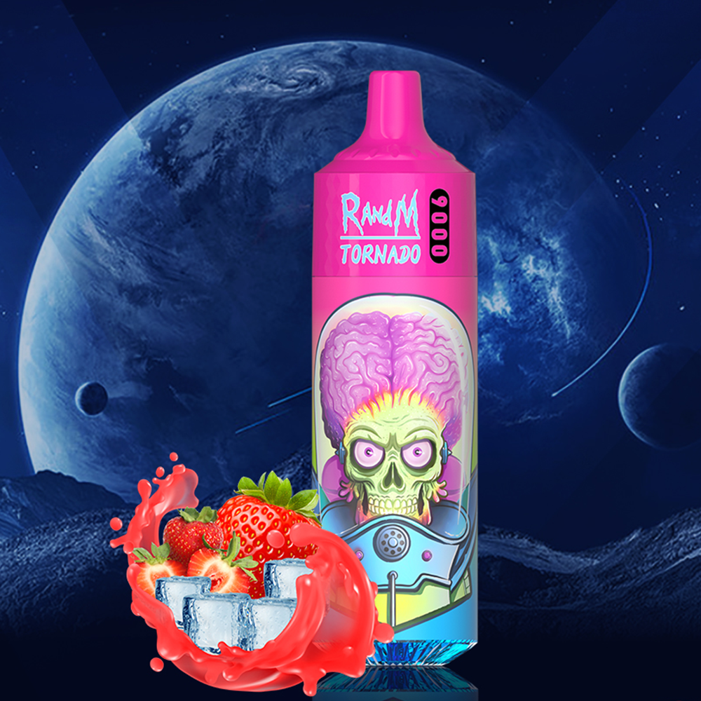 RandM Tornado Vapes 9000 strawberry ice