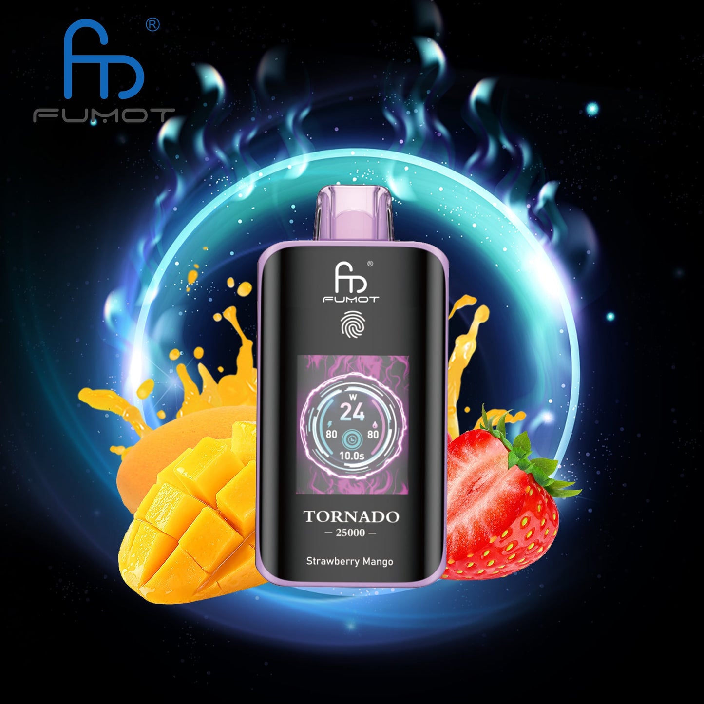 RandM Tornado 25000 Züge strawberry mango