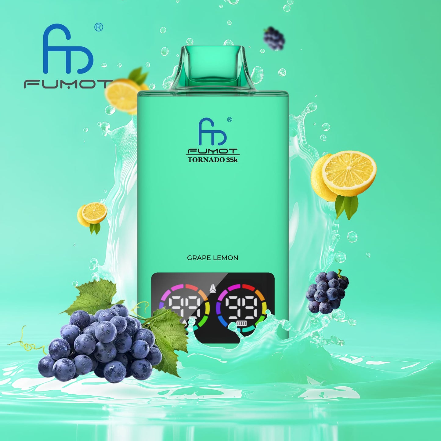 RandM 35000 Vape grape lemon