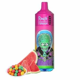 RandM Tornado Vapes 9000 watermelon bubble gum