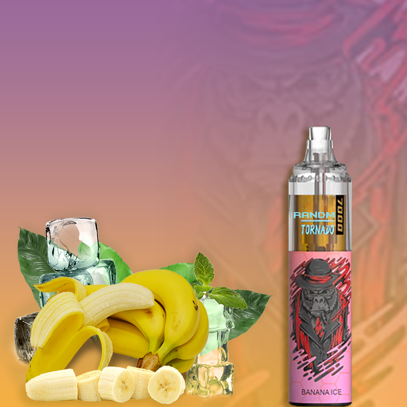 Randm Tornado 7000 vapes BANANA ICE