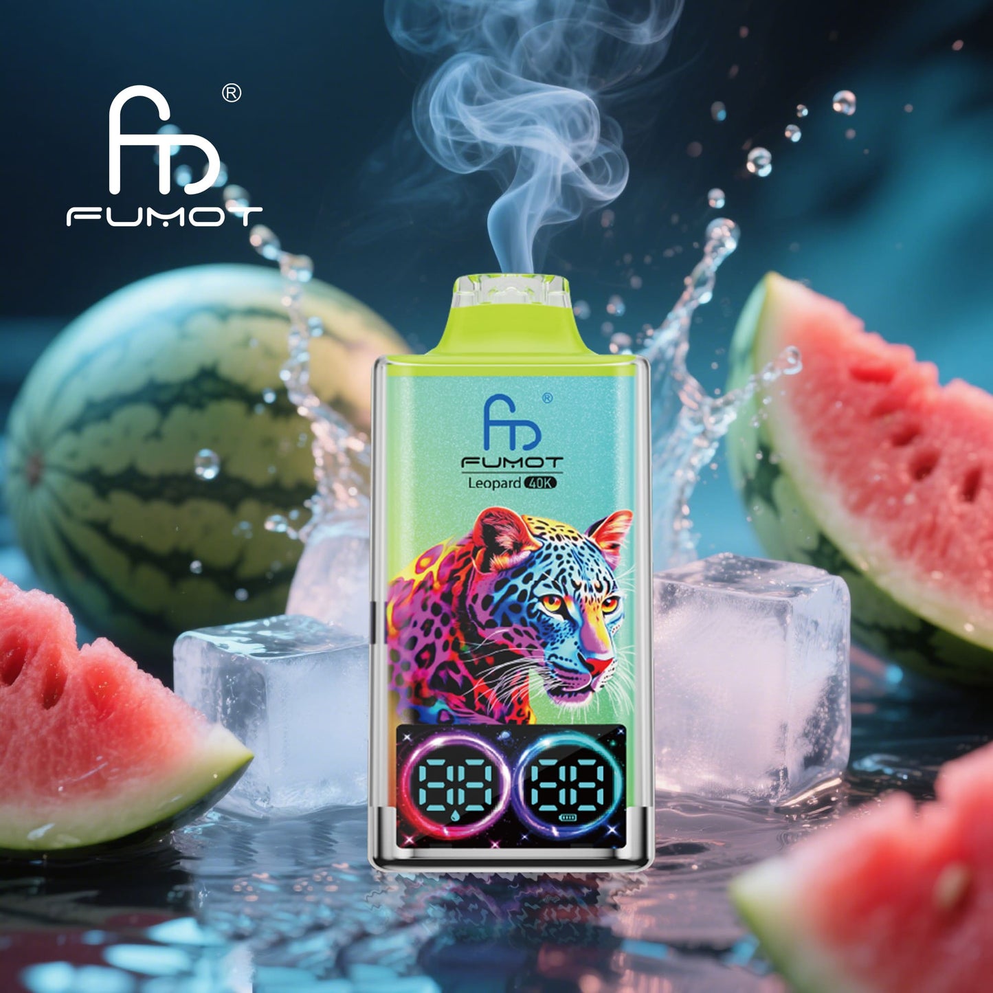 randm tornado 40000 leopard vape watermelon ice