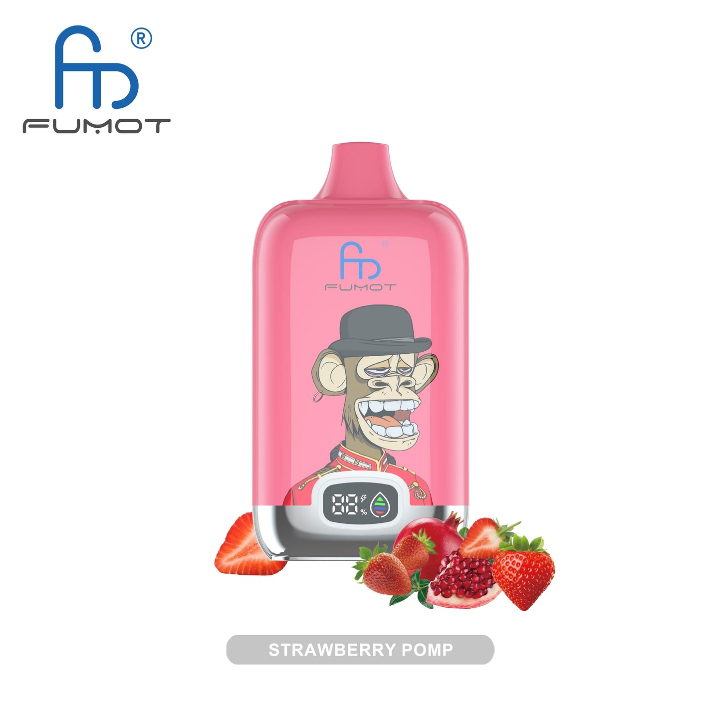 RandM Tornado 12000 strawberry pomp