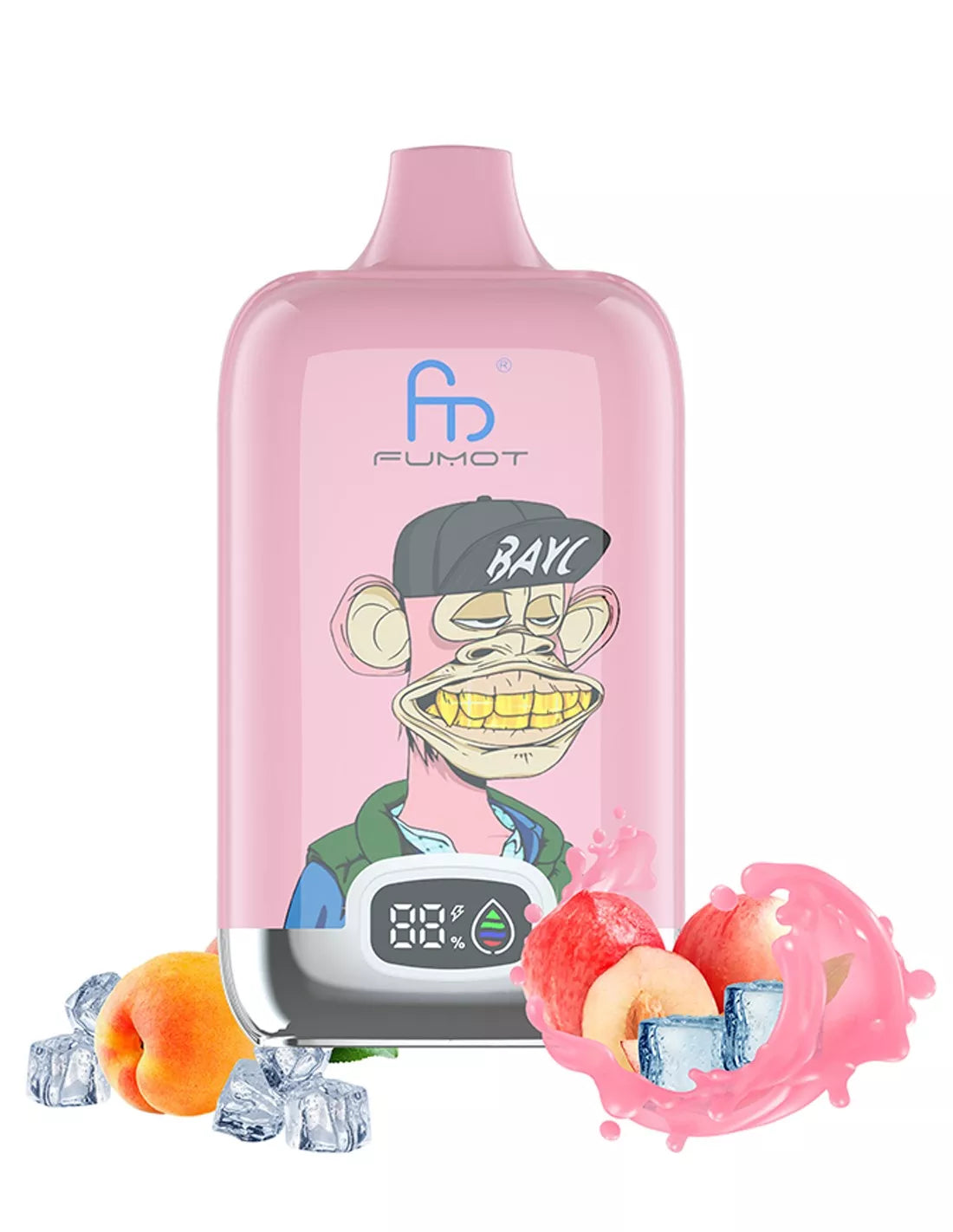 RandM Tornado 12000 peach ice
