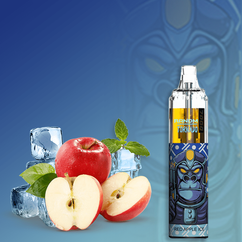 RandM Tornado Vapes 7000 red apple ice