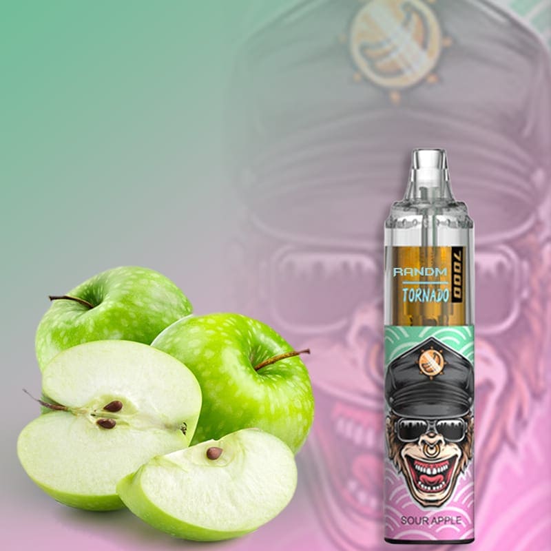 RandM Tornado Vapes 7000 sour apple