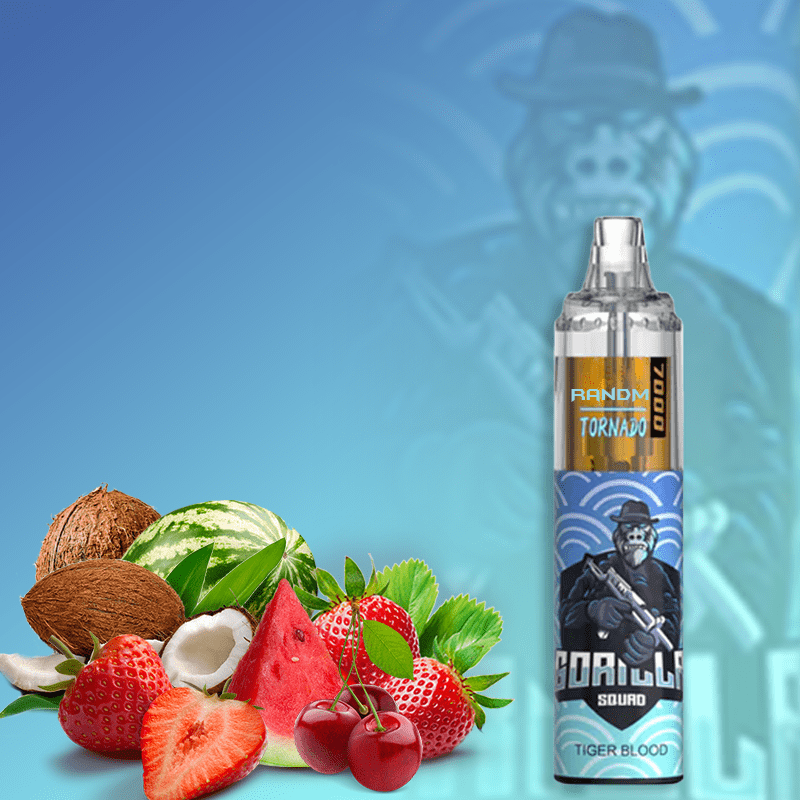 RandM Tornado Vapes 7000 tiger blood