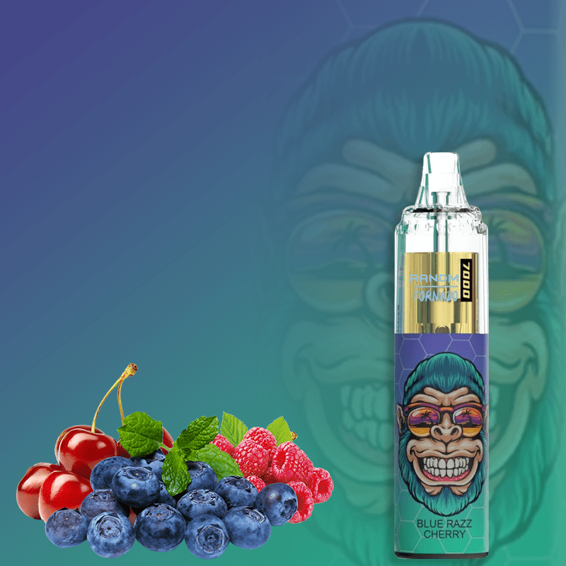 RandM Tornado Vapes 7000 BLUE RAZZ CHERRY