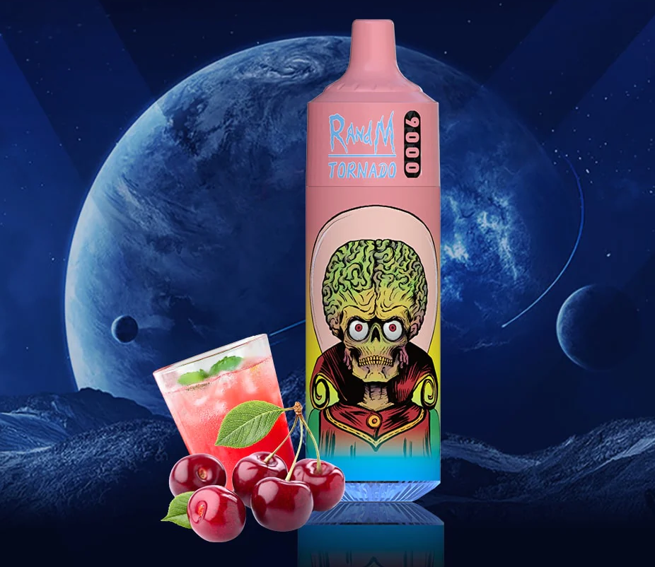 RandM Tornado Vapes 9000 fizzy cherry