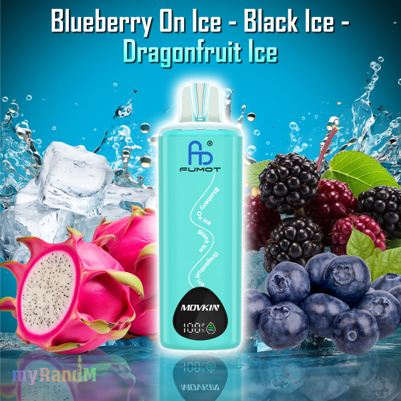 Fumot Eco 3in1 24k Blueberry On Ice - Black Ice - Dragonfruit Ice
