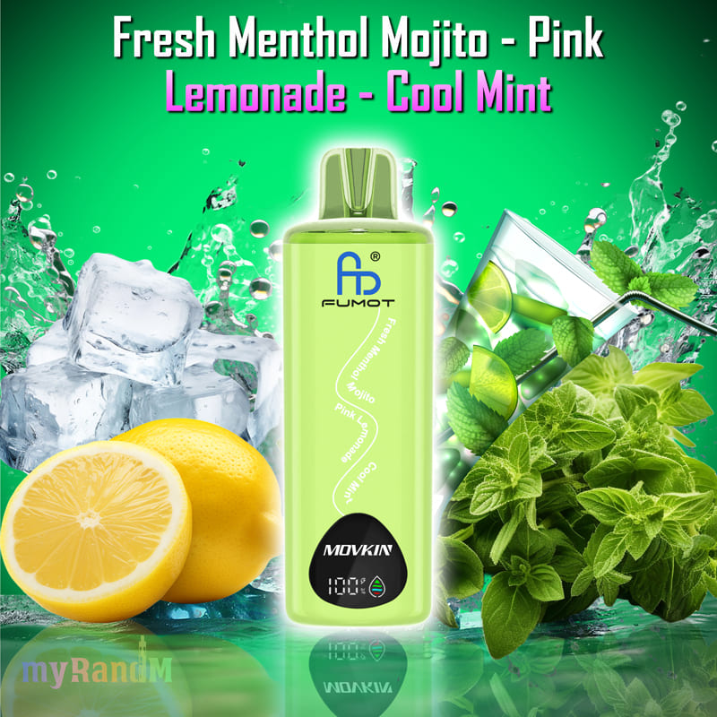Fumot Eco 3in1 24k Fresh Menthol Mojito - Pink Lemonade - Cool Mint