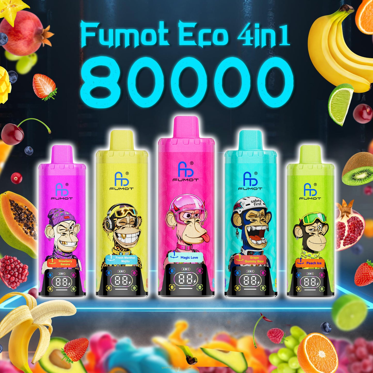 Fumot RandM Eco 4 in 1 80.000