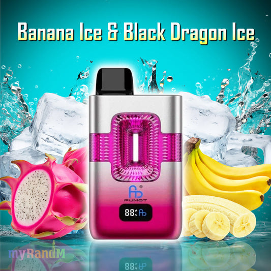 Fumot Randm 2in1 50k Banana Ice &Black Dragon Ice