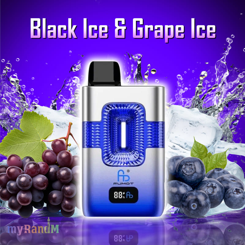 Fumot Randm 2in1 50k Black Ice& Grape Ice