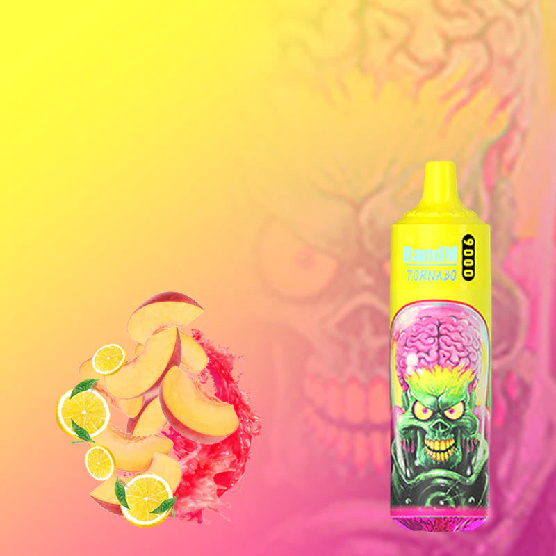 RandM Tornado 9000 peach lemonade