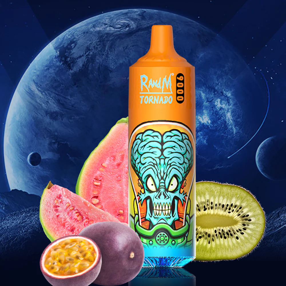 RandM Tornado 9000 kiwi passion fruit guava