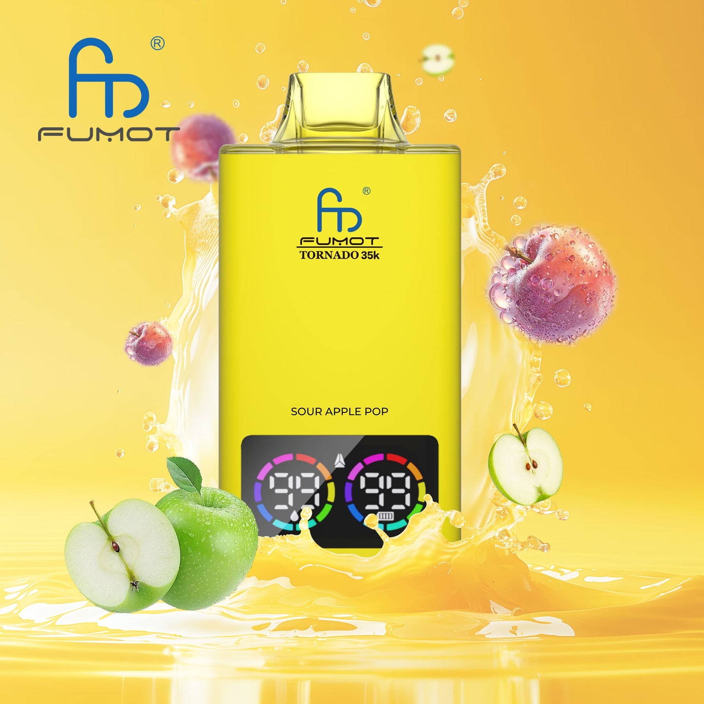 RandM 35000 Vape sour apple pop