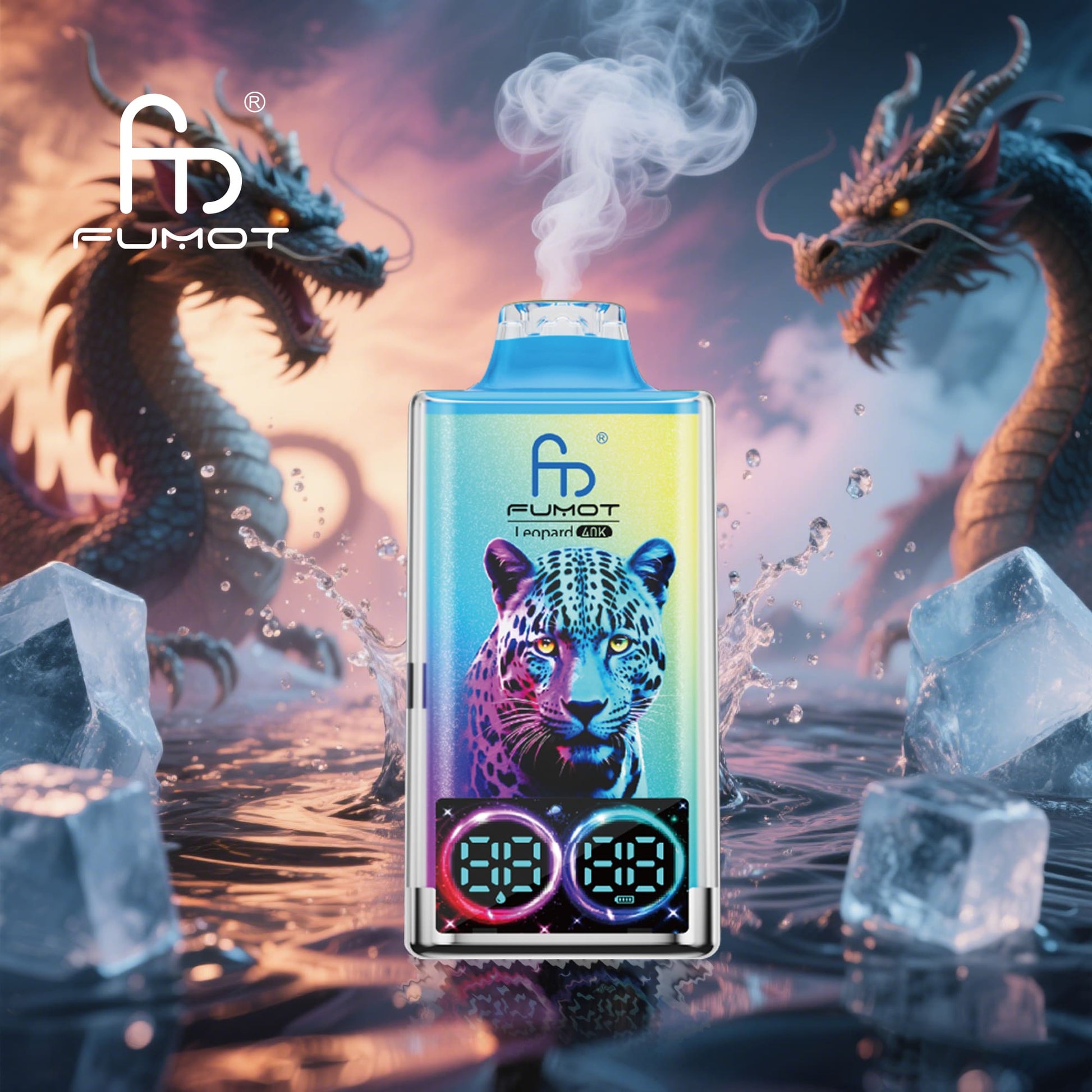 randm tornado 40000 leopard vape dragon ice