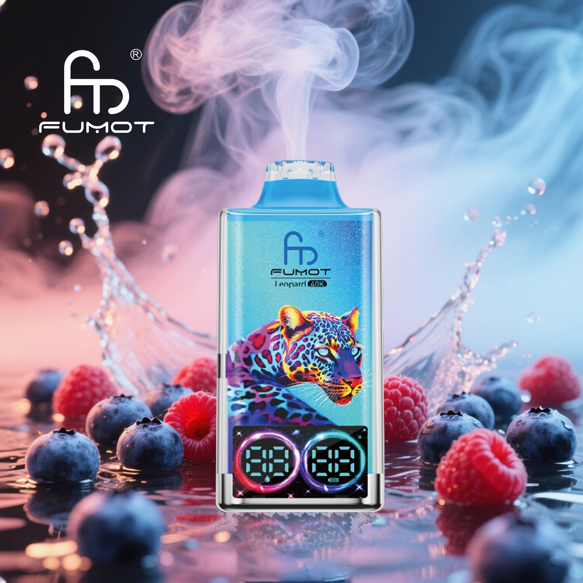 randm tornado 40000 leopard vape blueberry raspberry