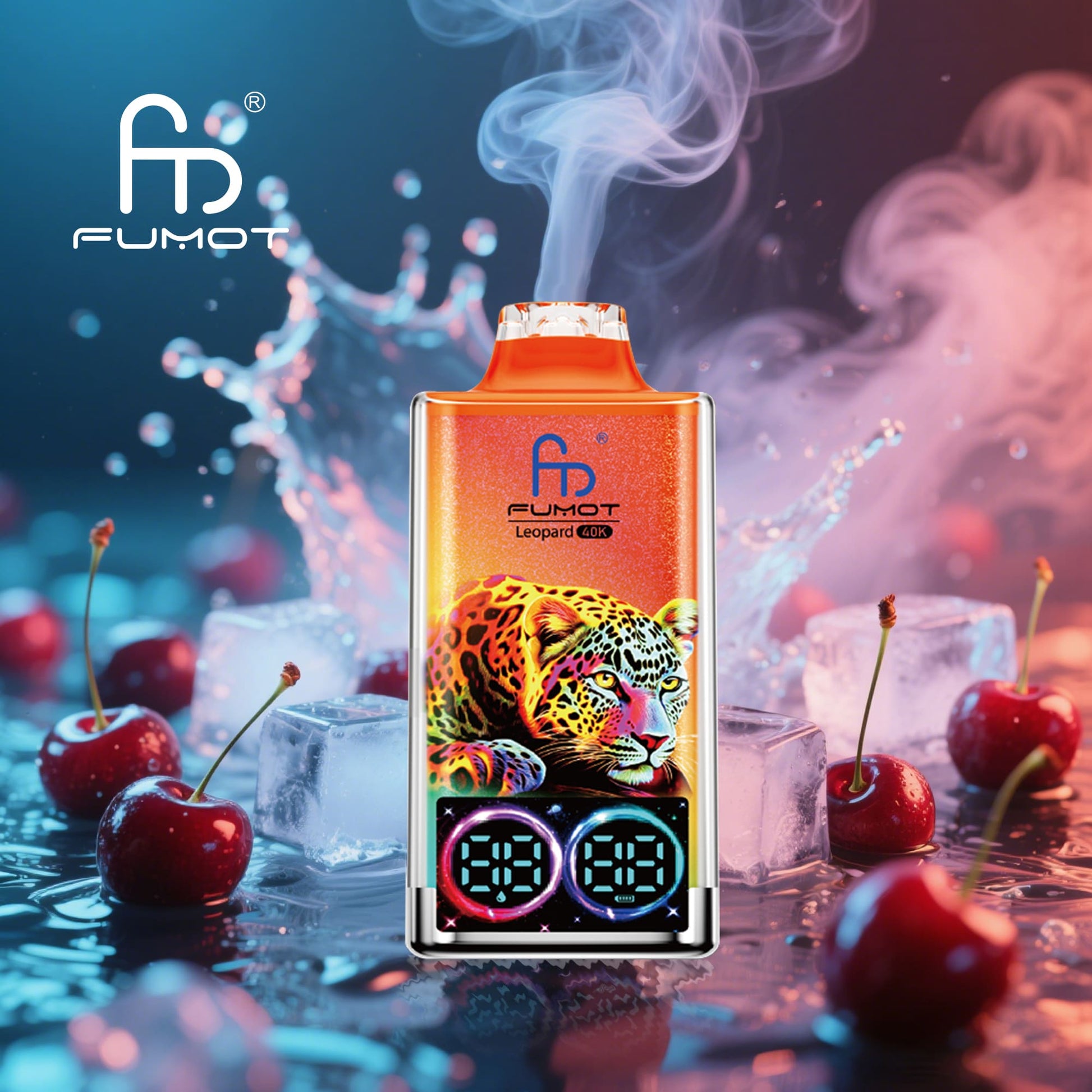randm tornado 40000 leopard vape cherry ice