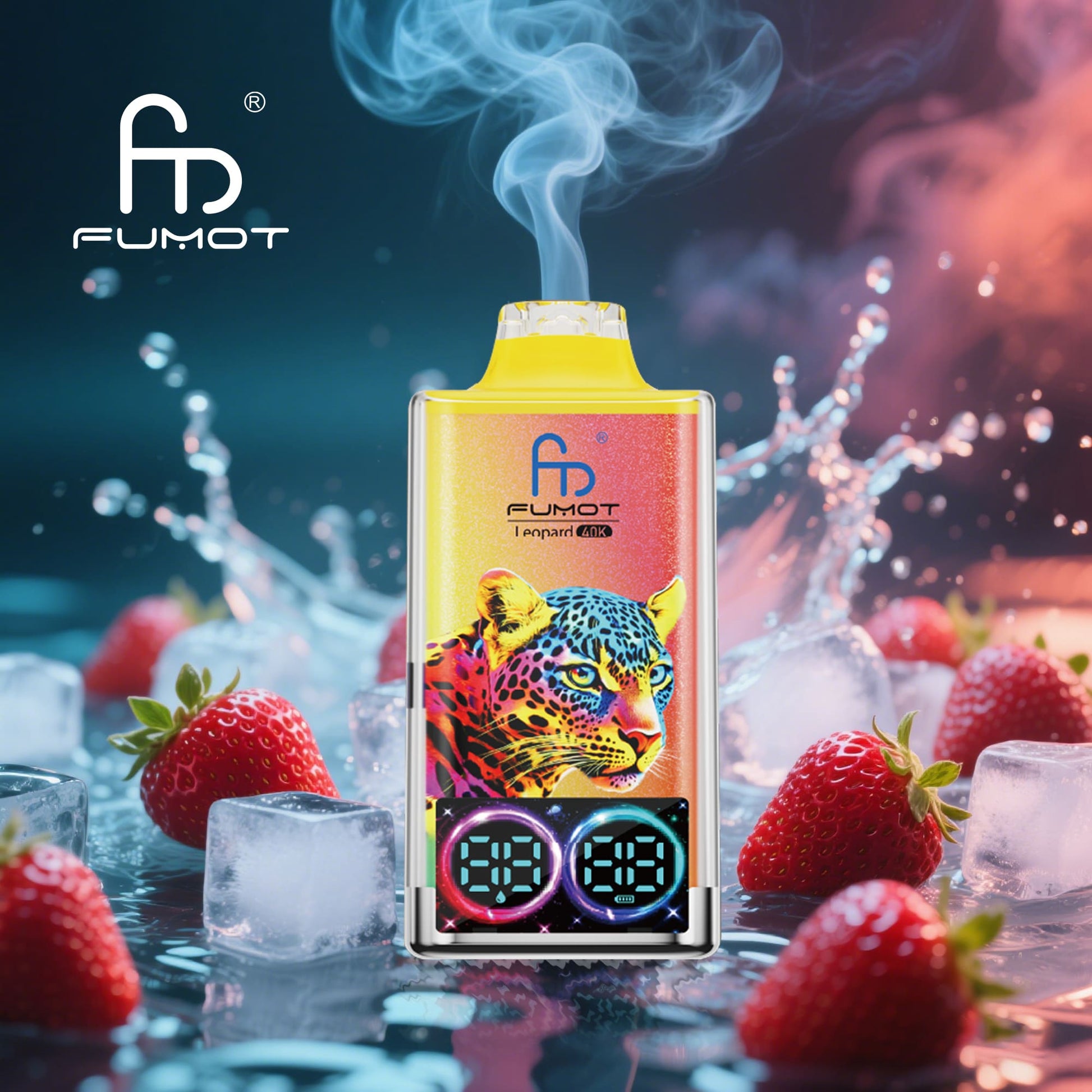 randm tornado 40000 leopard vape strawberry ice